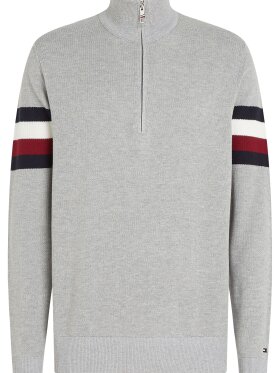 TOMMY ALLOVER STRUCTURE GS ZIP MOCK