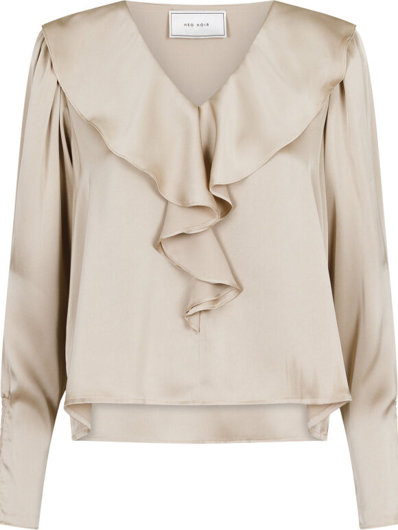 Neo Noir - Neo Noir Sandie Sateen Blouse