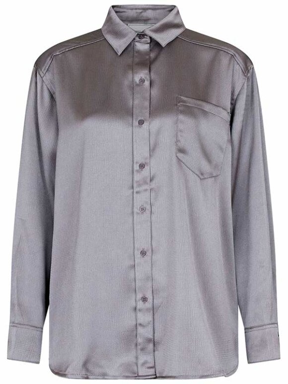 Neo Noir - NEO NOIR DALMA CREPE SATIN SHIRT