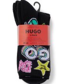 HUGO MENSWEAR - HUGO 3P QS STICKERBOMB CC