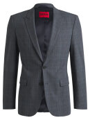 HUGO MENSWEAR - HUGO ARTI243F2X EXTRA-SLIM-FIT JACKET IN CHECKED PERFORMANCE-STRETCH FABRIC