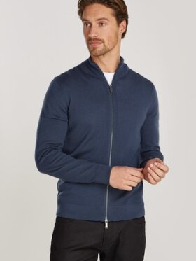 CALVIN KLEIN MERINO ZIP THROUGH