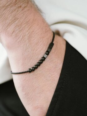 STEEL & BARNETT MORSE CODE BRACELET