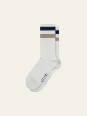 LES DEUX WOODS RIB STRIPE SOCKS 2PACK