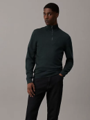 Calvin Klein - Calvin Klein Merino Zip Neck Jumper