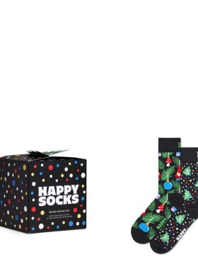 HAPPY SOCKS 2-PACK HOLIDAY TREE SOCKS