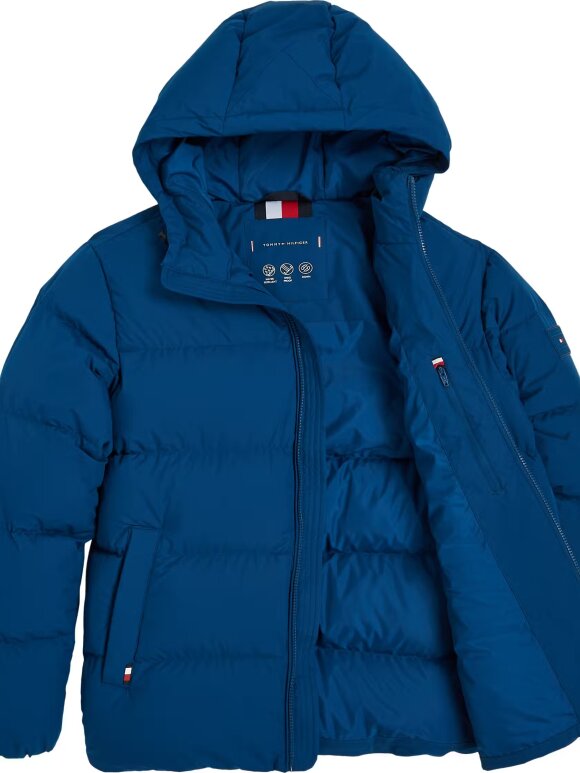 Tommy Hilfiger MENSWEAR - TOMMY HILFIGER DOWN HOODED PUFFER JACKET