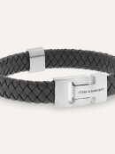 STEEL & BARNETT - STEEL & BARNETT LEATHER BRACELET HARRISON