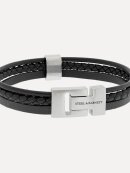 STEEL & BARNETT - STEEL & BARNETT LEATHER BRACELET CASUALCOLE