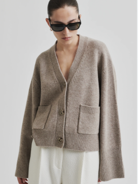 SECOND FEMALE ALPHA KNIT CARDIGAN