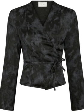 NEO NOIR SIMMI DISTRESS BLOUSE