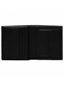 Calvin Klein - CALVIN KLEIN WALLET METAL MALE LEATHER BLACK