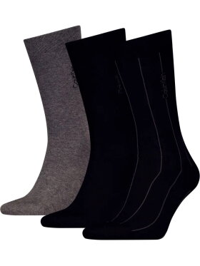 CALVIN KLEIN CK MEN SOCK 3P STRIPE GIFTBOX