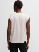 BOSS WOMENSWEAR - BOSS BINADI BLOUSE SLEEVELESS BLOUSE IN STRETCH-SILK SATIN