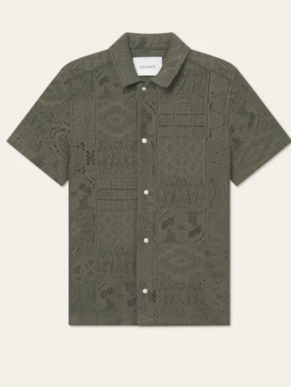 Les  Deux Copenhagen - LD HECTOR LACE SS SHIRT