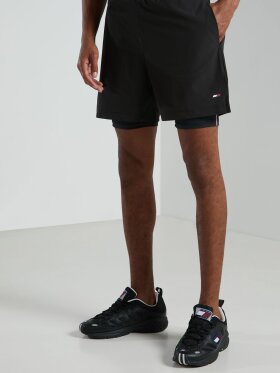 TOMMY HILFIGER SPORT 2-IN-1 TRAINING SHORTS